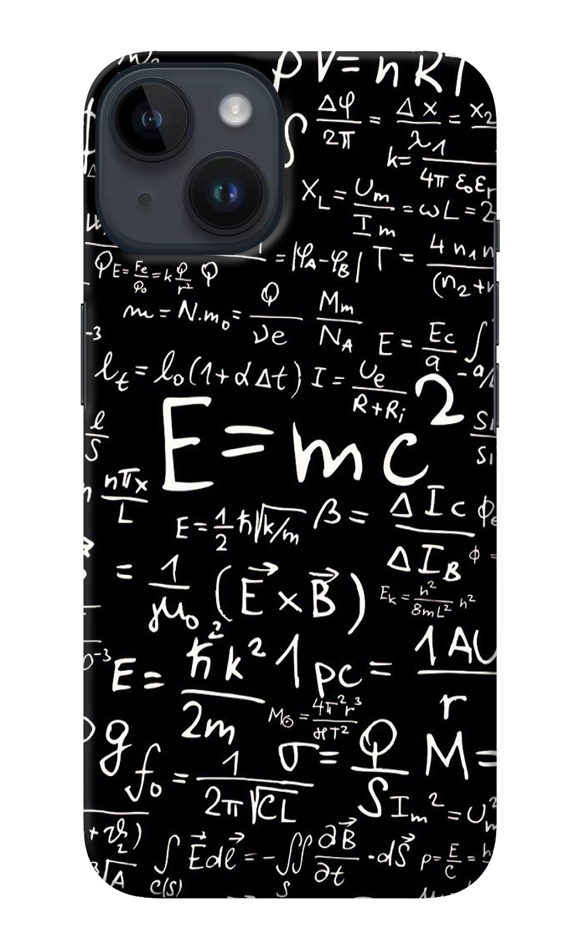 Physics Albert Einstein Formula iPhone 14 Back Cover