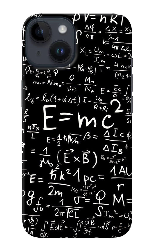 Physics Albert Einstein Formula iPhone 14 Back Cover