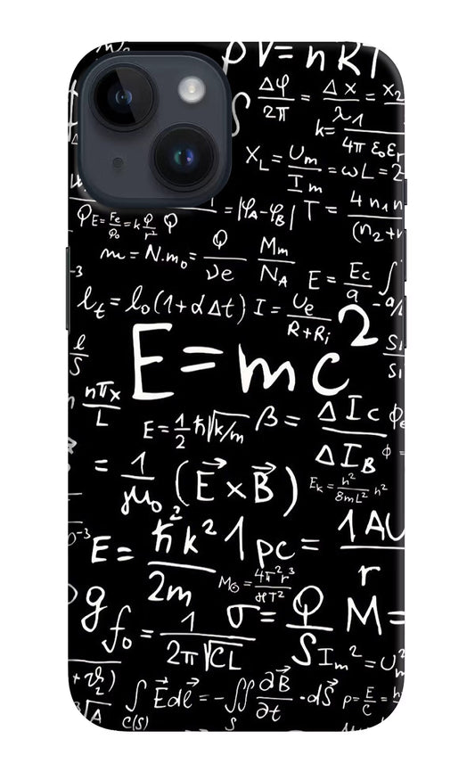 Physics Formula iPhone 14 Hard Case Back Cover by Casekaro