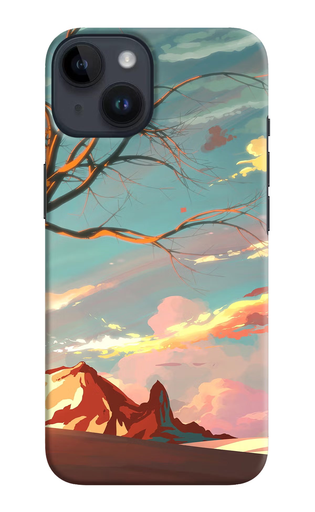 Scenery iPhone 14 Hard Case Back Cover by Casekaro
