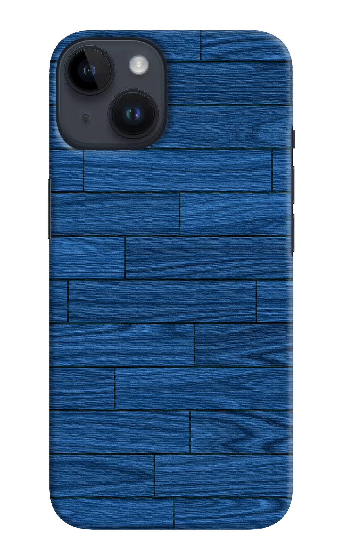 Wooden Texture iPhone 14 Hard Case Back Cover by Casekaro