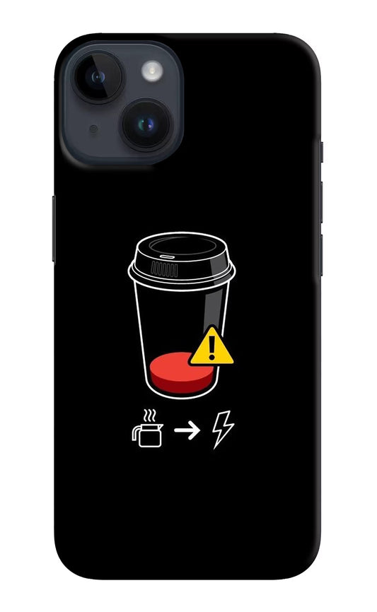 Coffee iPhone 14 Hard Case Back Cover by Casekaro