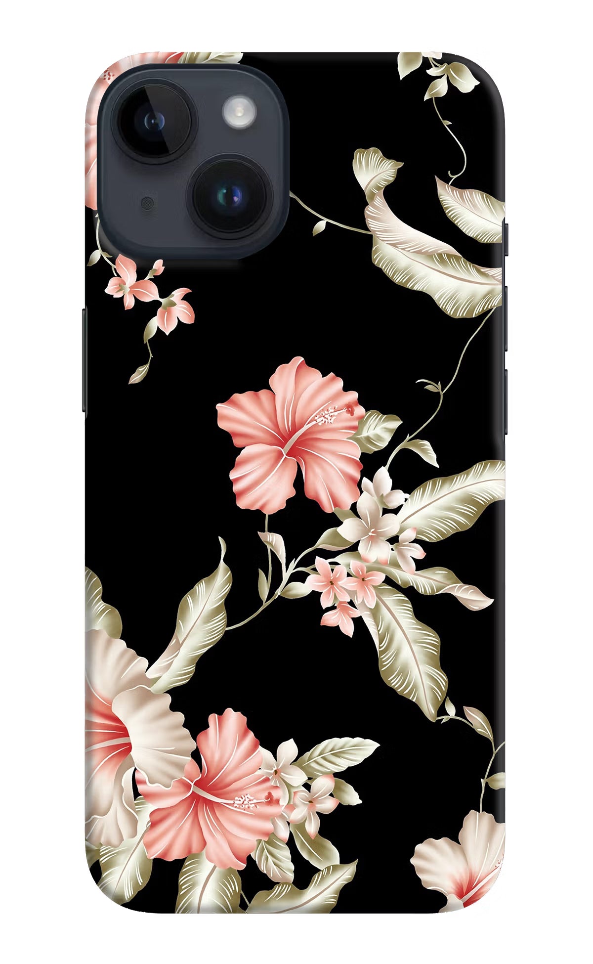 Flowers iPhone 14 Hard Case Back Cover by Casekaro