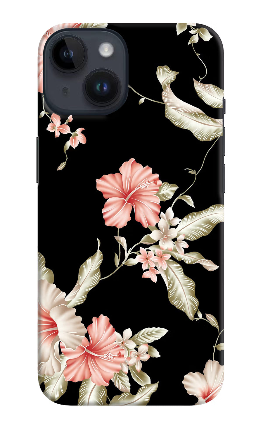 Flowers iPhone 14 Back Cover, Hard case