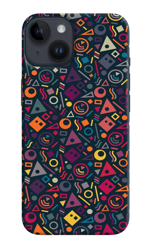 Geometric Abstract iPhone 14 Hard Case Back Cover by Casekaro