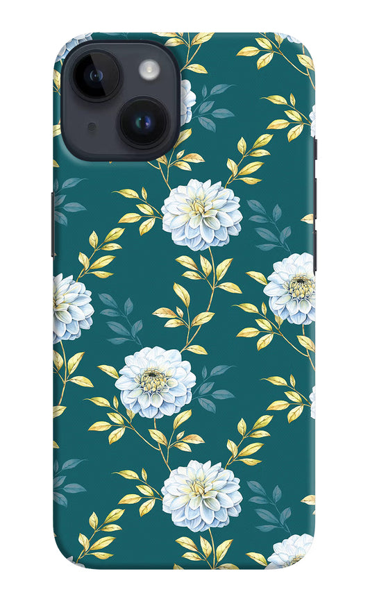 Flowers iPhone 14 Hard Case Back Cover by Casekaro