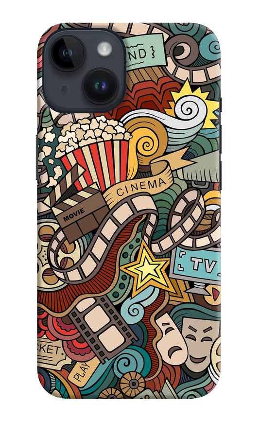 Cinema Abstract iPhone 14 Hard Case Back Cover by Casekaro
