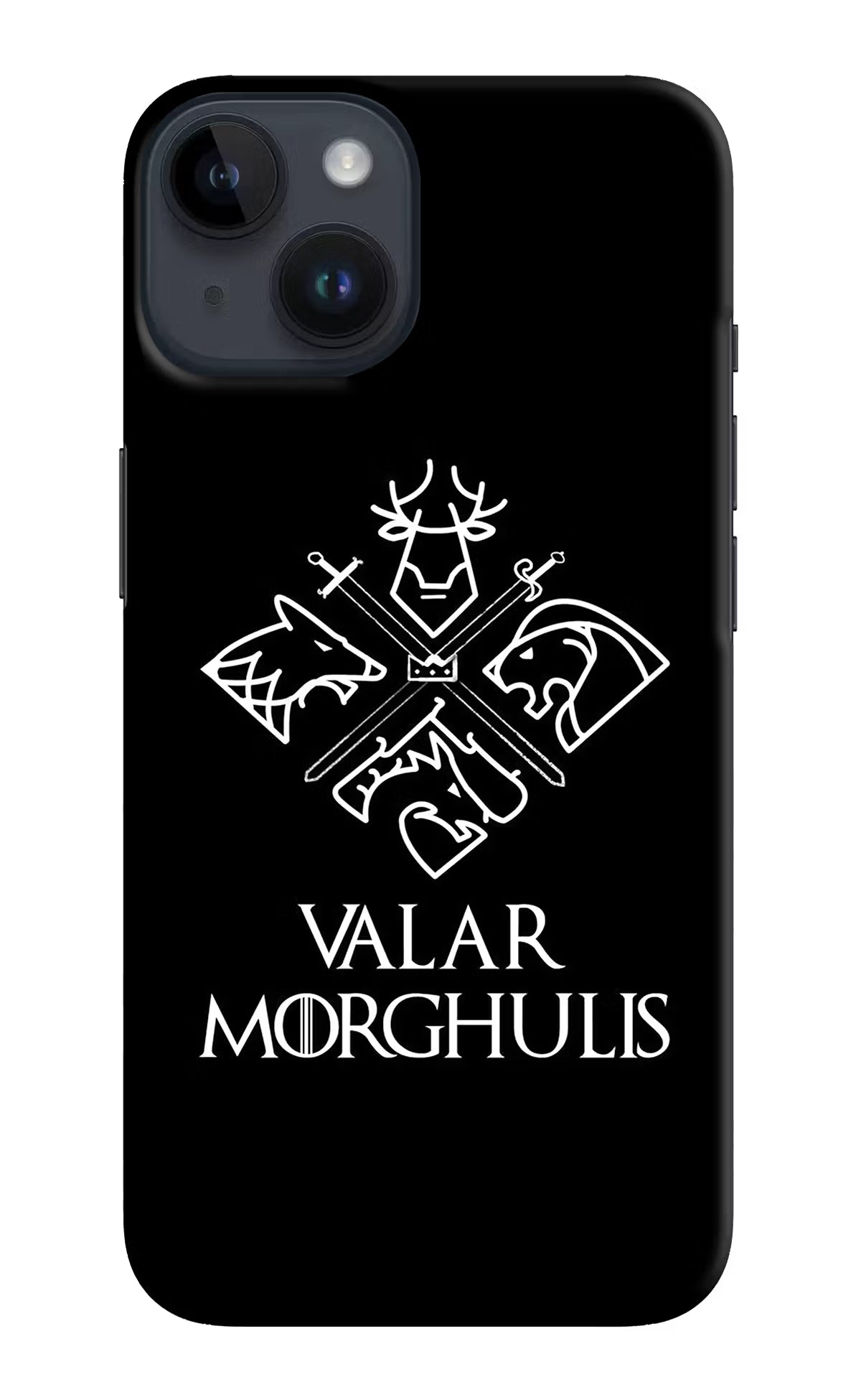 Valar Morghulis | Game Of Thrones iPhone 14 Hard Case Back Cover by Casekaro