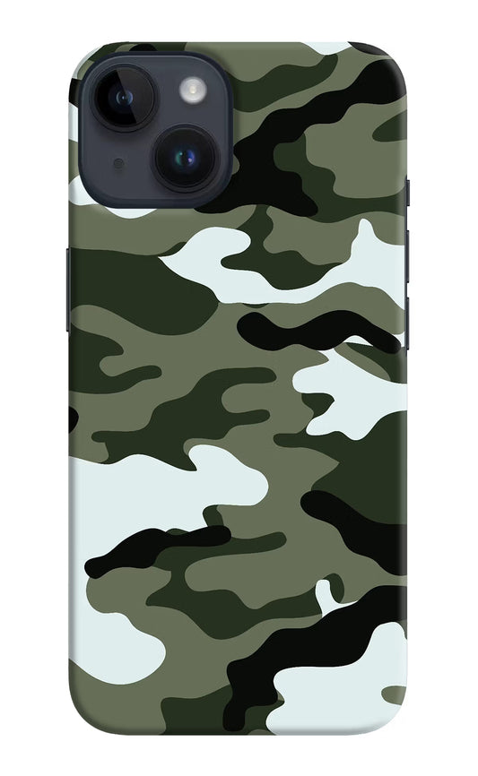 Camouflage iPhone 14 Hard Case Back Cover by Casekaro