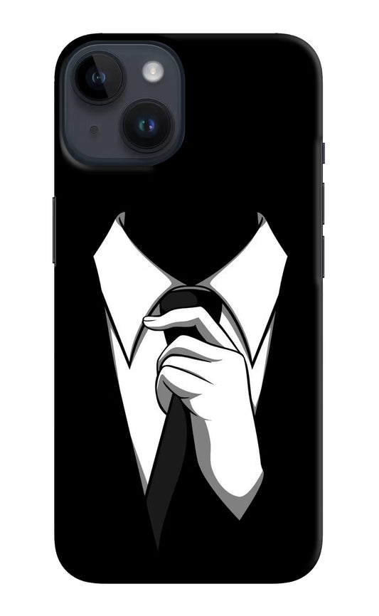 Black Tie iPhone 14 Hard Case Back Cover by Casekaro