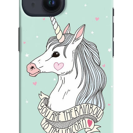 Unicorn Wallpaper iPhone 14 Hard Case Back Cover by Casekaro