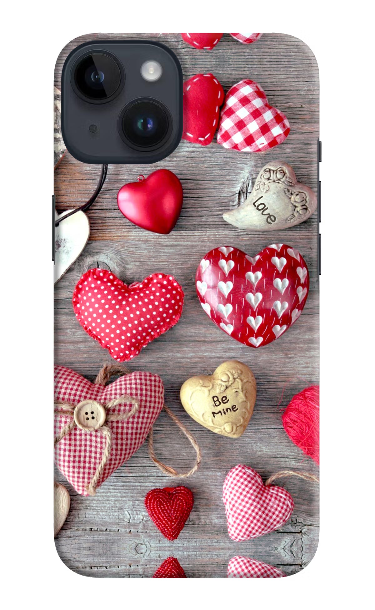 Love Wallpaper iPhone 14 Hard Case Back Cover by Casekaro