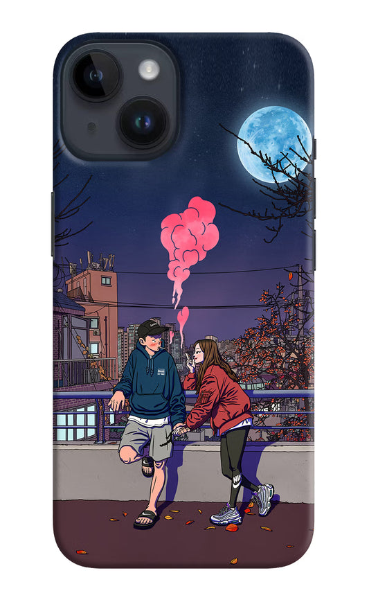 Chilling Couple iPhone 14 Hard Case Back Cover by Casekaro