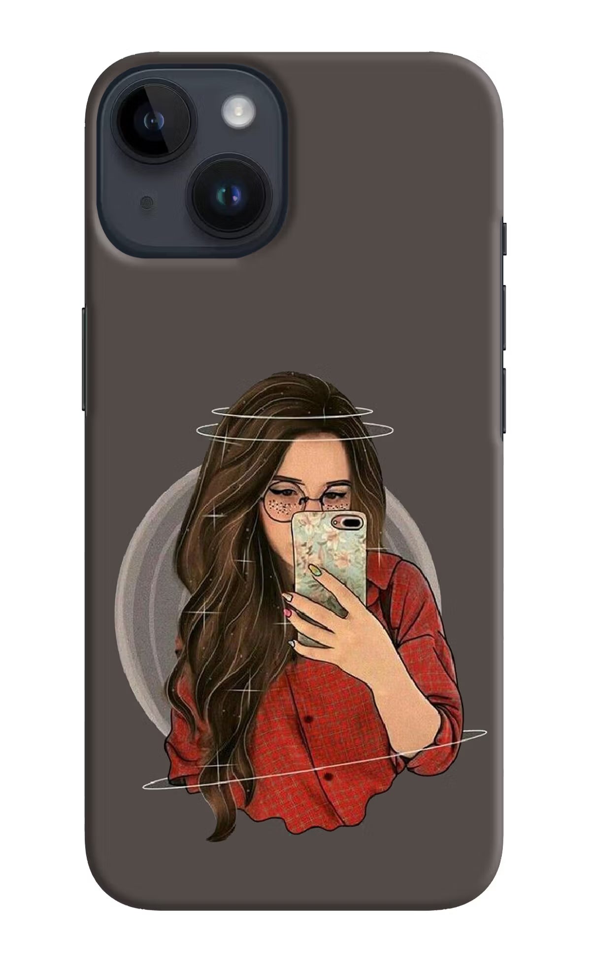 Selfie Queen iPhone 14 Hard Case Back Cover by Casekaro