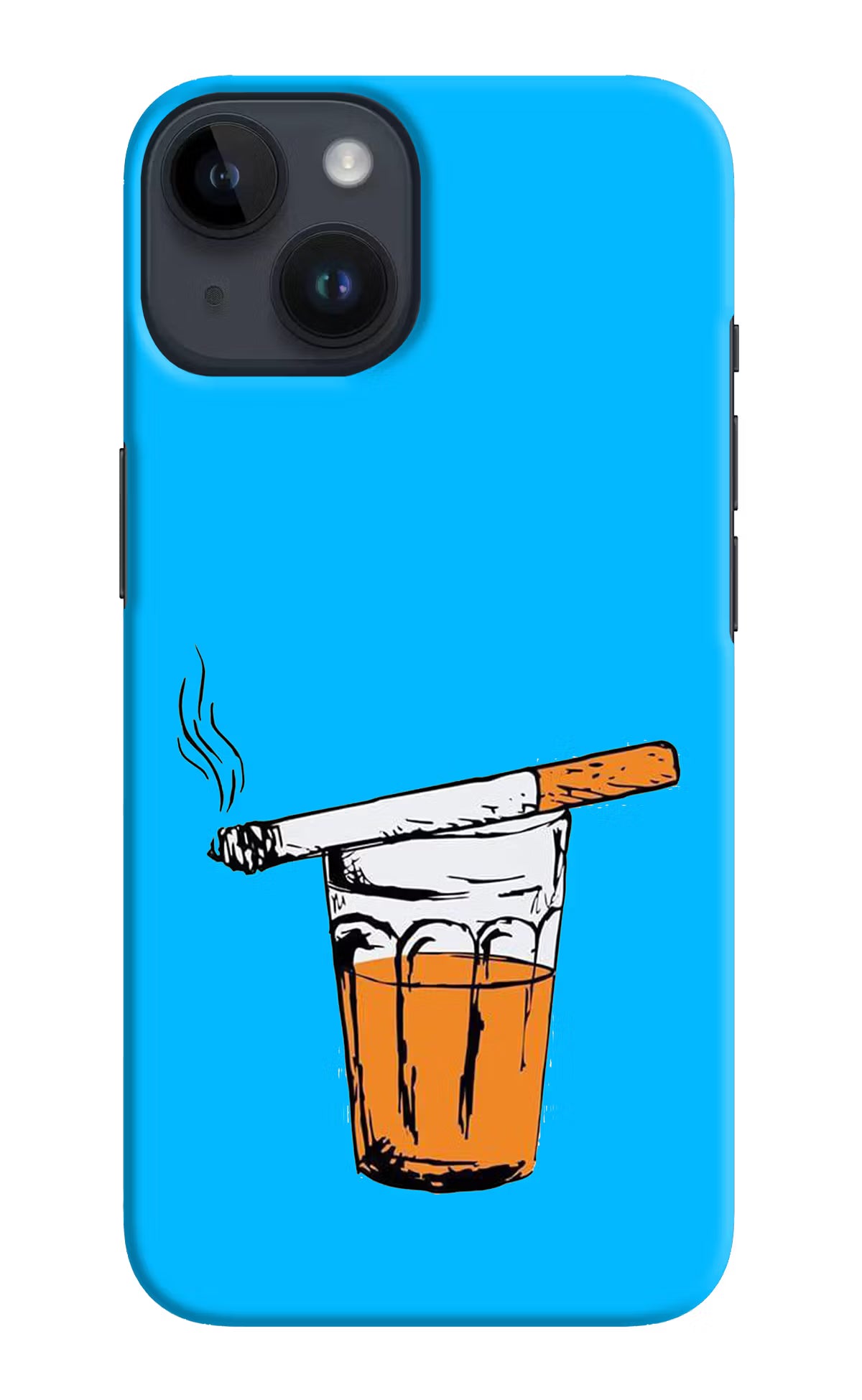 Chai Sutta iPhone 14 Hard Case Back Cover by Casekaro