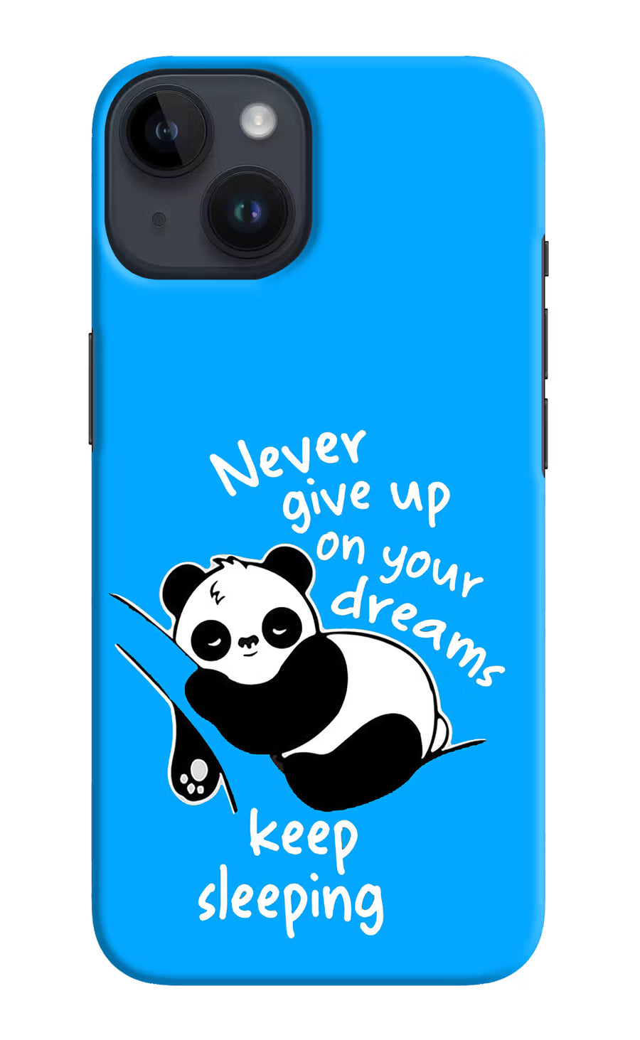 Keep Sleeping iPhone 14 Back Cover, Hard case