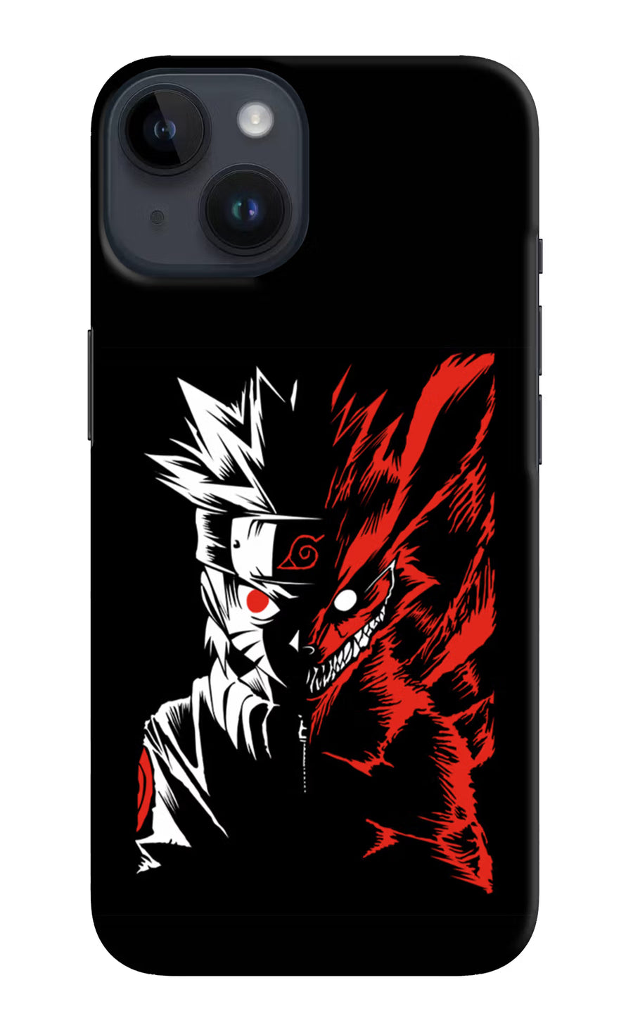 Naruto Two Face iPhone 14 Back Cover, Hard case