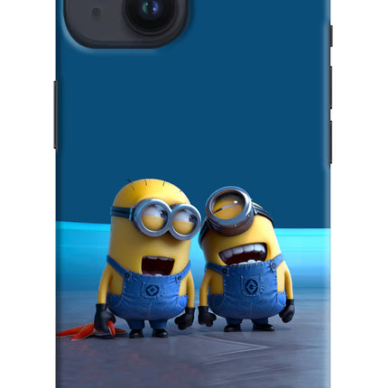 Minion Laughing iPhone 14 Hard Case Back Cover by Casekaro