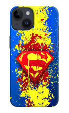 Superman logo iPhone 14 Hard Case Back Cover by Casekaro