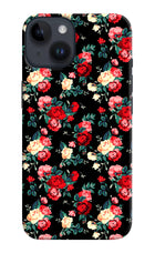 Rose Pattern iPhone 14 Hard Case Back Cover by Casekaro