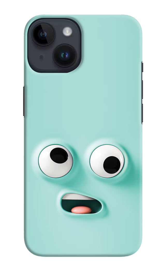 Funny Cartoon iPhone 14 Hard Case Back Cover by Casekaro