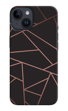 Geometric Pattern iPhone 14 Hard Case Back Cover by Casekaro