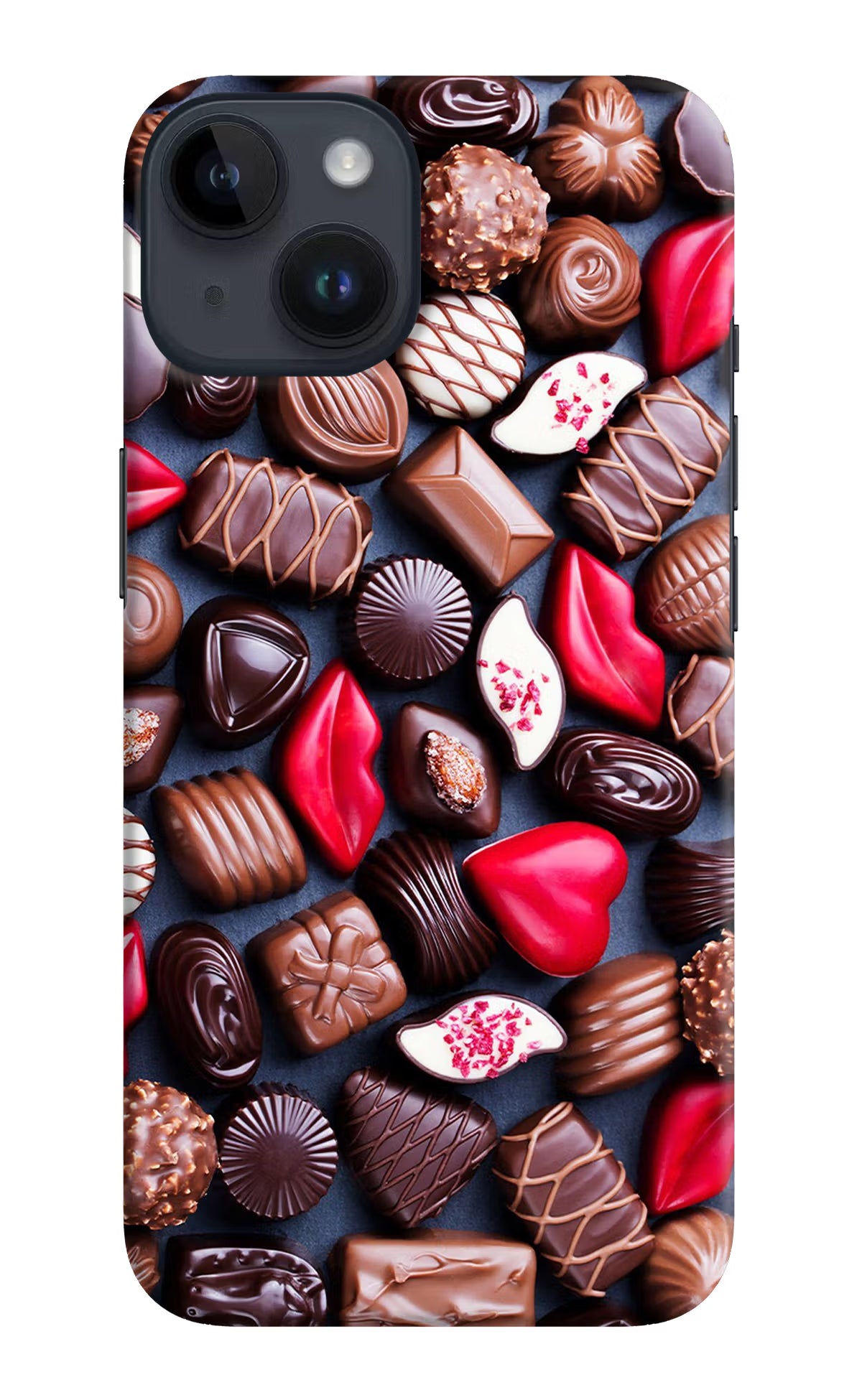 Chocolates iPhone 14 Hard Case Back Cover by Casekaro