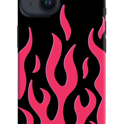 Fire Flames iPhone 14 Hard Case Back Cover by Casekaro