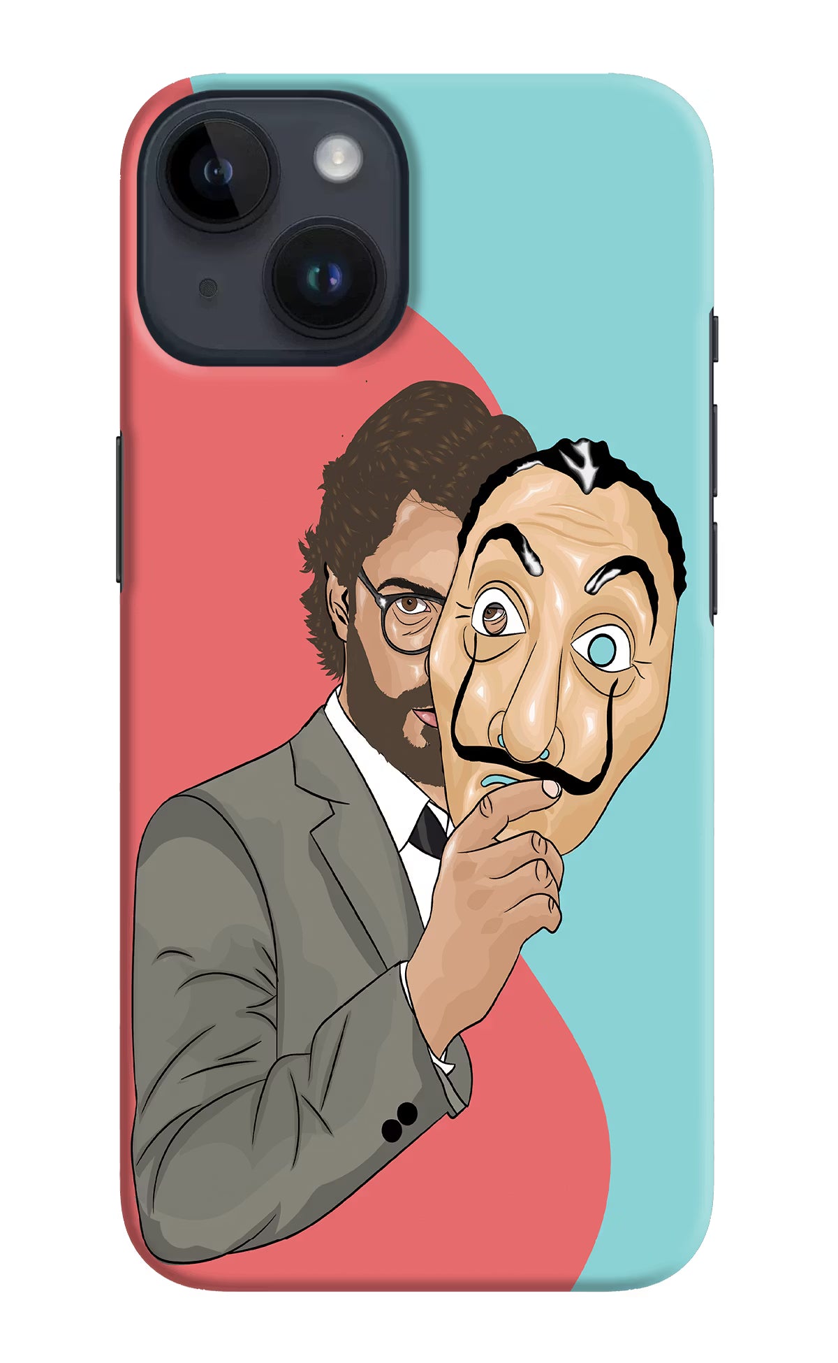 Professor iPhone 14 Hard Case Back Cover by Casekaro