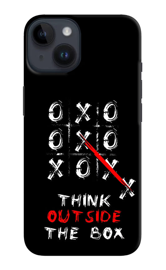 Think out of the BOX iPhone 14 Hard Case Back Cover by Casekaro