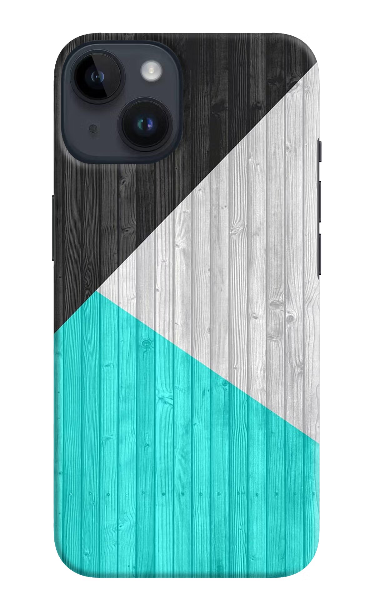 Wooden Abstract iPhone 14 Hard Case Back Cover by Casekaro