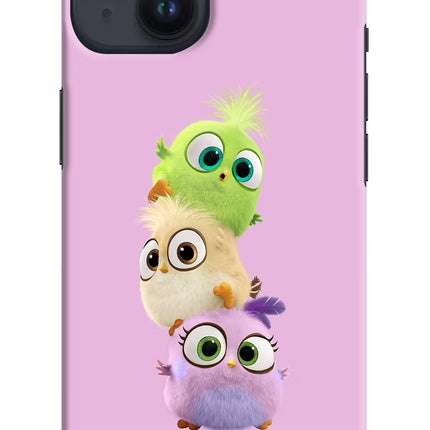 Cute Little Birds iPhone 14 Hard Case Back Cover by Casekaro