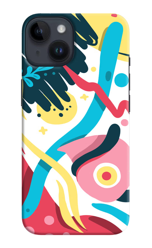 Trippy iPhone 14 Hard Case Back Cover by Casekaro