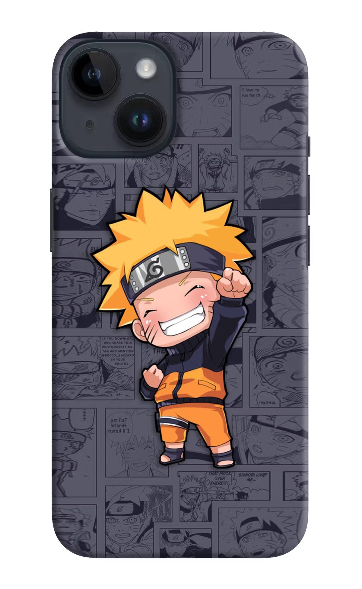 Chota Naruto iPhone 14 Hard Case Back Cover by Casekaro