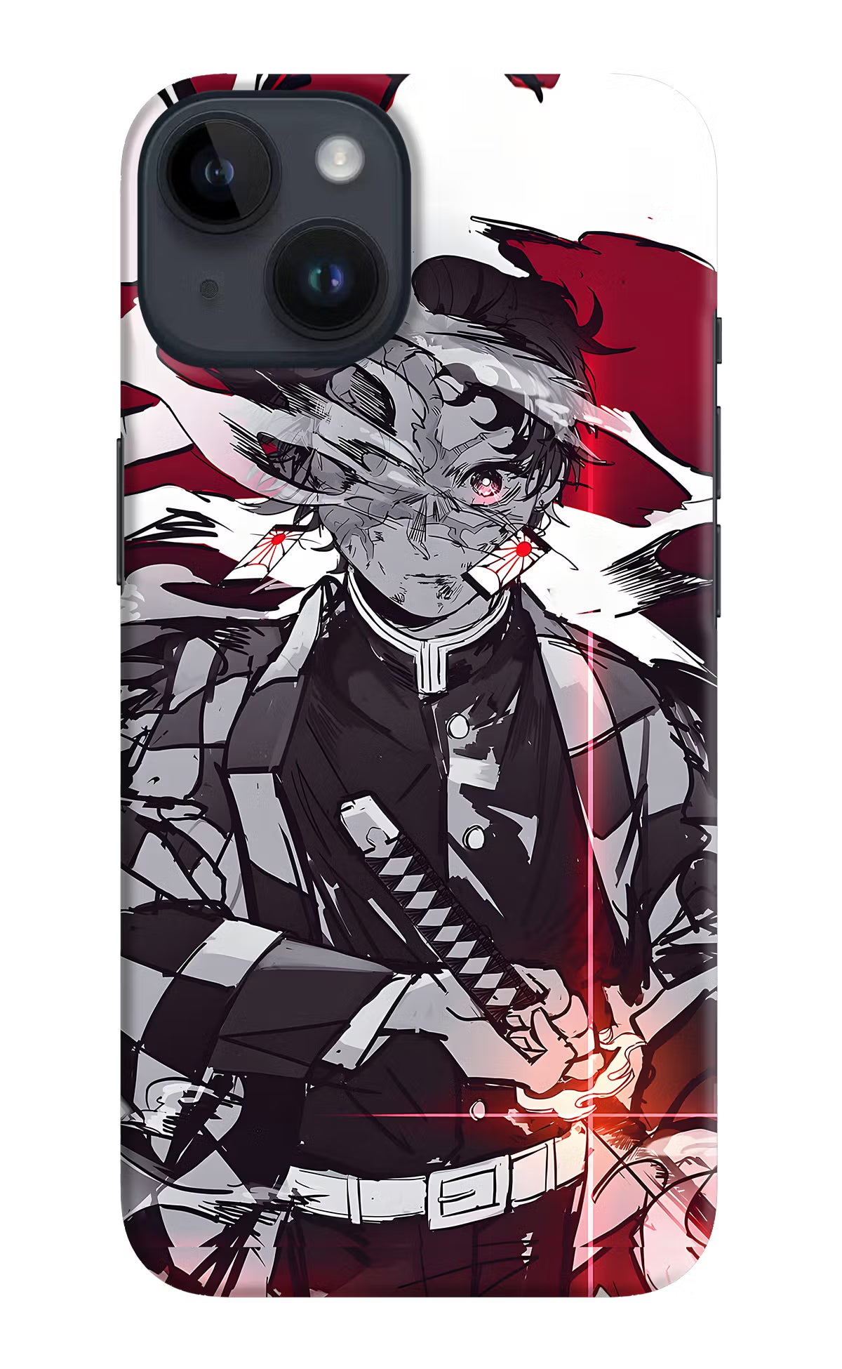 Demon Slayer iPhone 14 Hard Case Back Cover by Casekaro