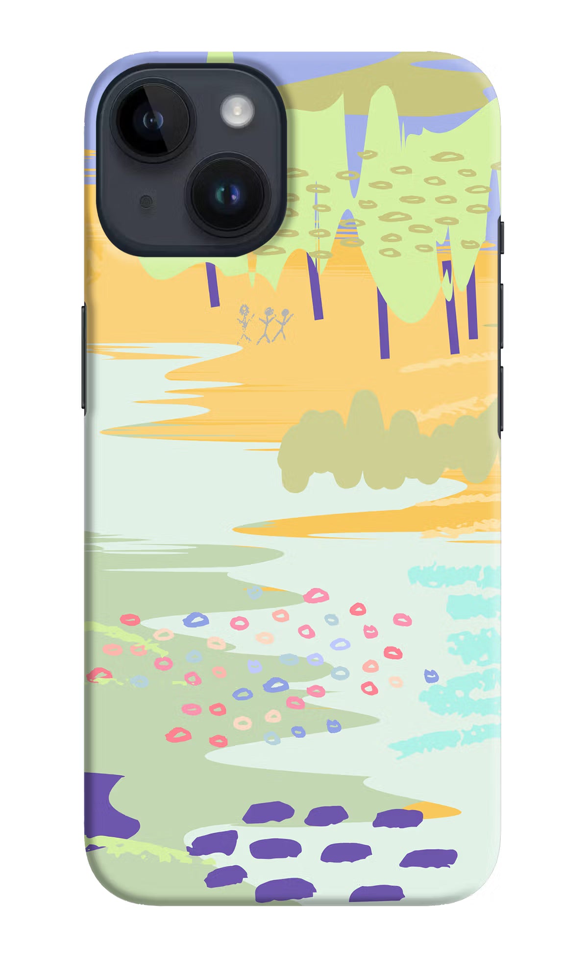 Scenery iPhone 14 Hard Case Back Cover by Casekaro