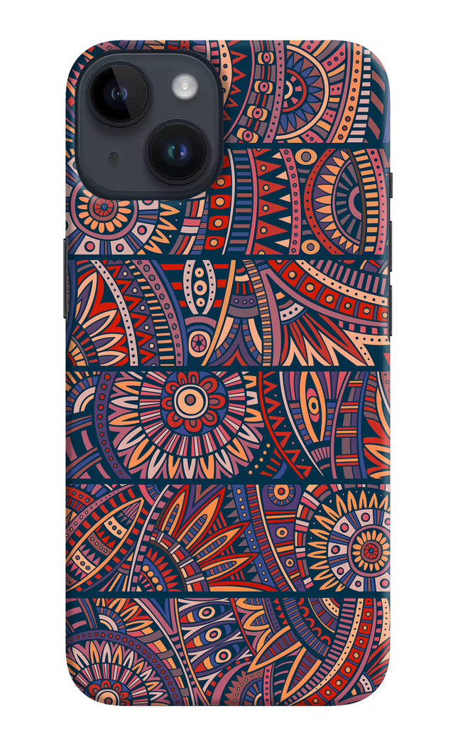 African Culture Design iPhone 14 Hard Case Back Cover by Casekaro