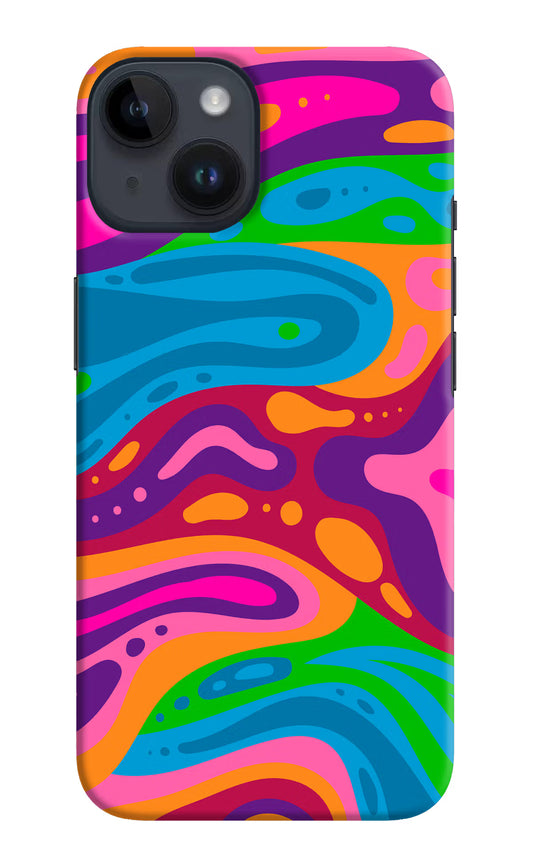Trippy Pattern iPhone 14 Hard Case Back Cover by Casekaro