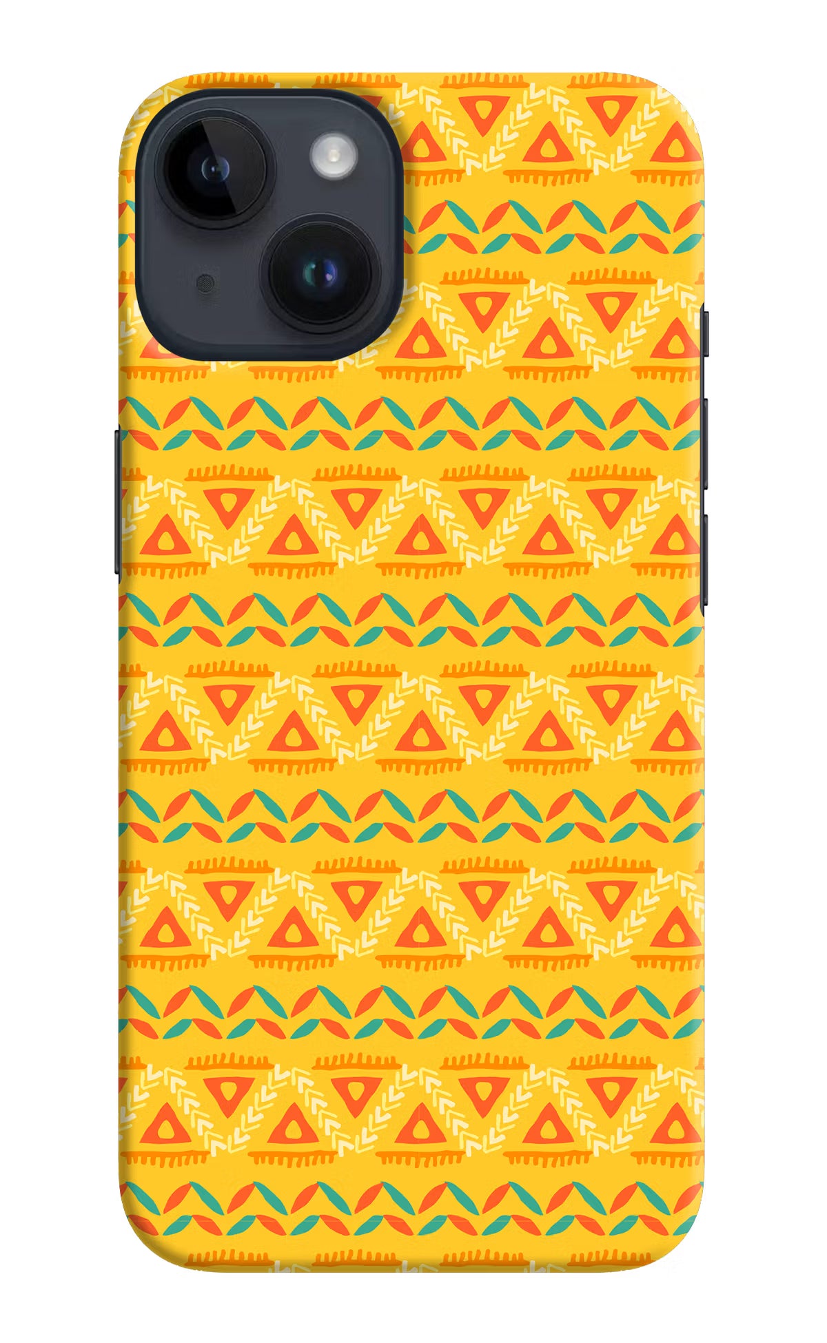 Tribal Pattern iPhone 14 Hard Case Back Cover by Casekaro