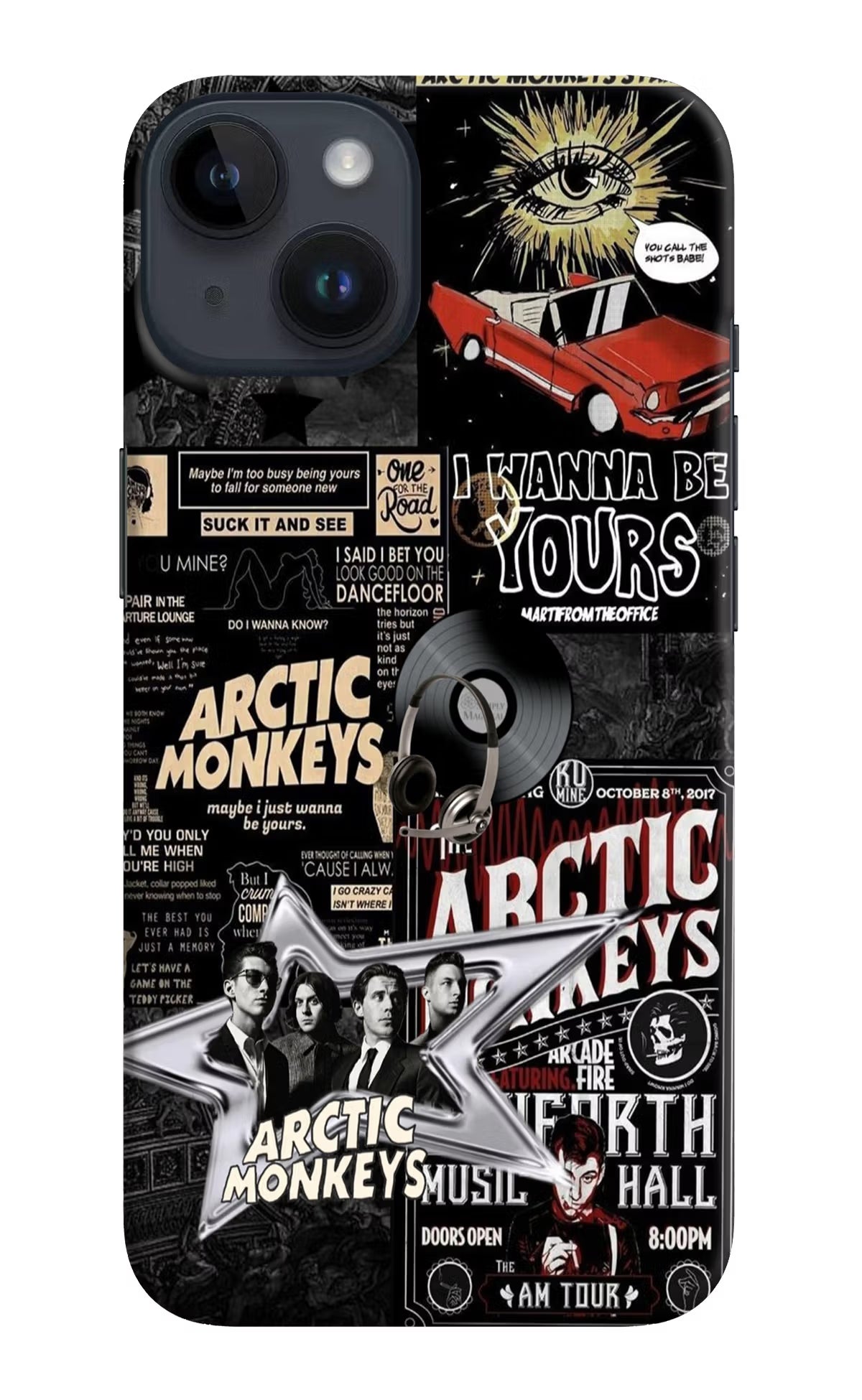 Arctic Monkeys iPhone 14 Hard Case Back Cover by Casekaro