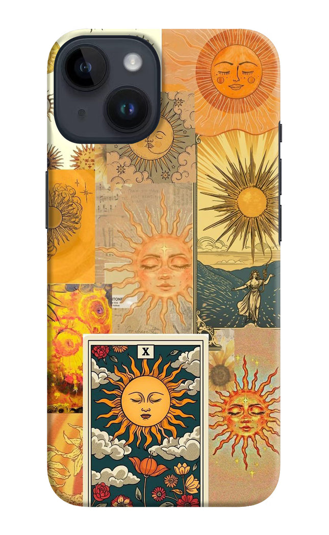 Sun iPhone 14 Hard Case Back Cover by Casekaro