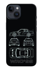WRC'99 iPhone 14 Hard Case Back Cover by Casekaro
