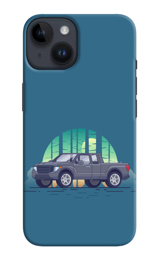 Retro Garage Vibe iPhone 14 Hard Case Back Cover by Casekaro