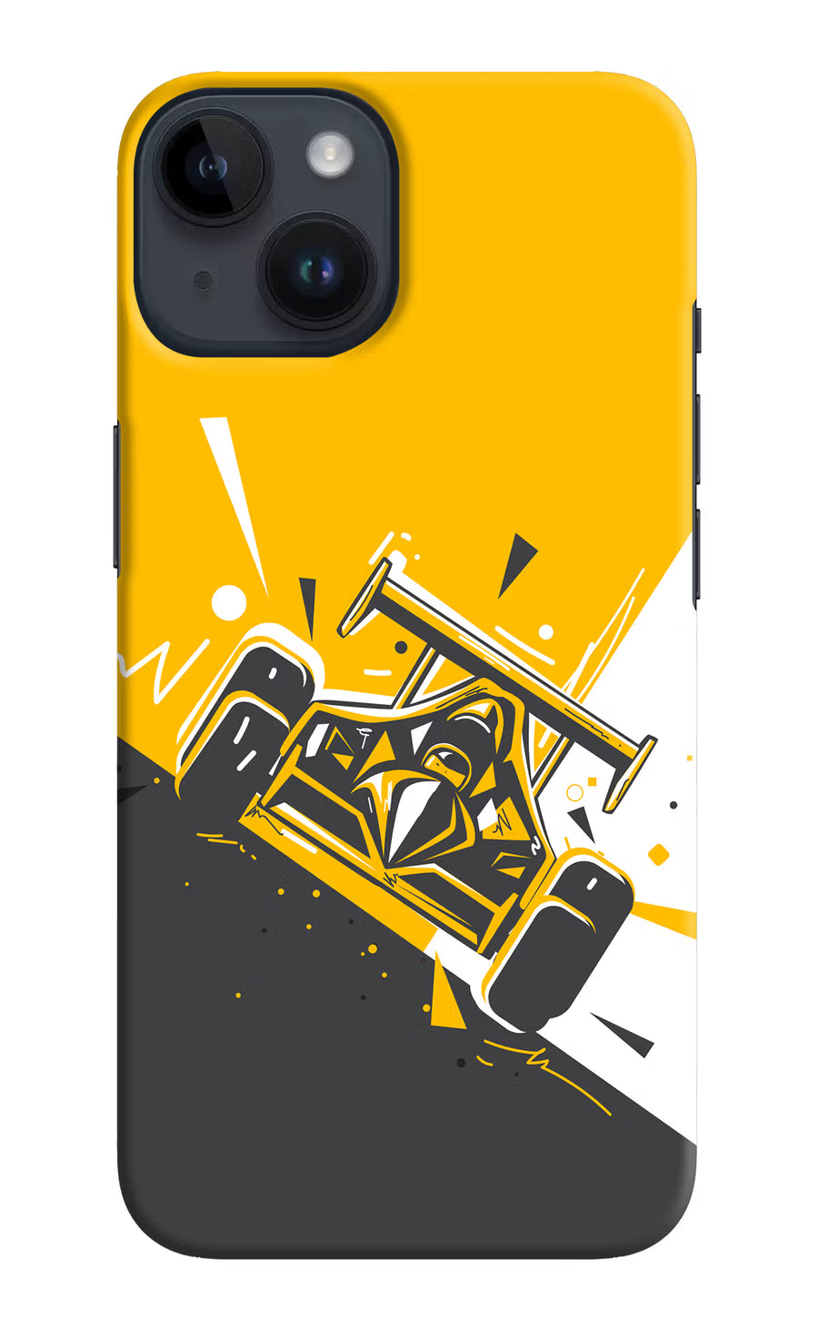 Track King iPhone 14 Back Cover, Hard case
