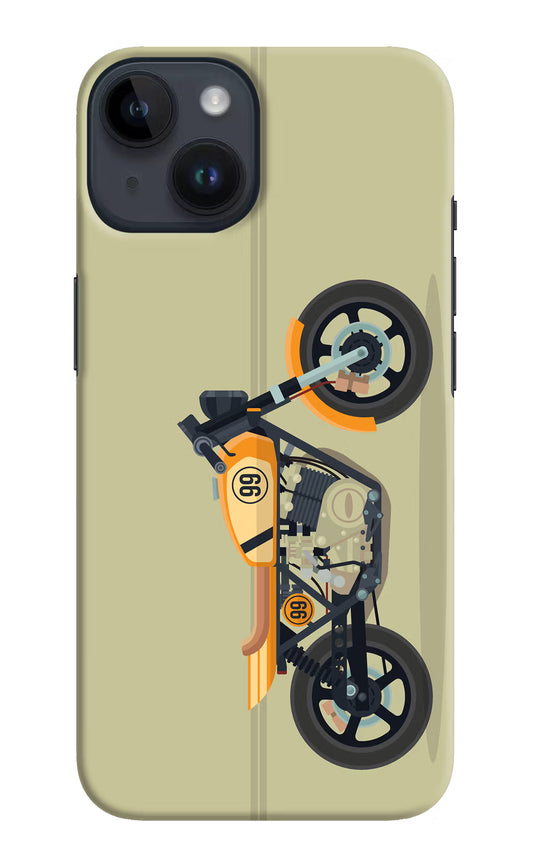 Vertical Speedster iPhone 14 Hard Case Back Cover by Casekaro