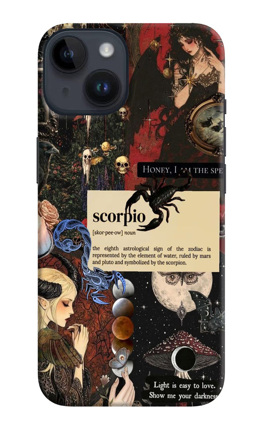 Scorpio Zodiac iPhone 14 Hard Case Back Cover by Casekaro