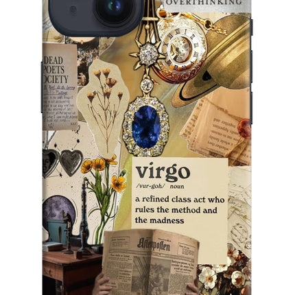 Virgo Zodiac iPhone 14 Hard Case Back Cover by Casekaro