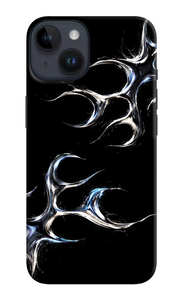 Chrome Tribal iPhone 14 Hard Case Back Cover by Casekaro