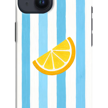 Summer Lemon iPhone 14 Hard Case Back Cover by Casekaro