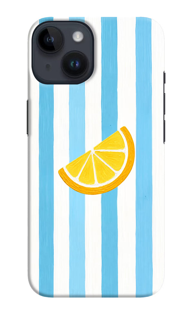 Summer Lemon iPhone 14 Hard Case Back Cover by Casekaro
